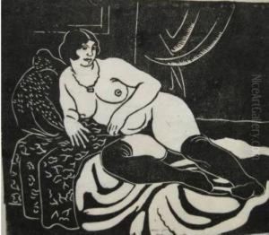 Model On Couch by Emil Ganso