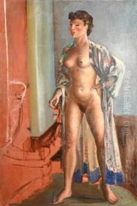 A Nude In White Heels