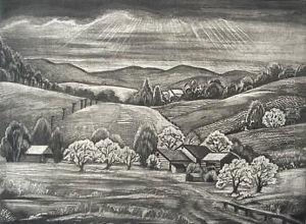 Landscape-catskill Mountains - view 1