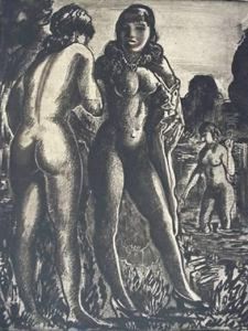 Bathers by Emil Ganso