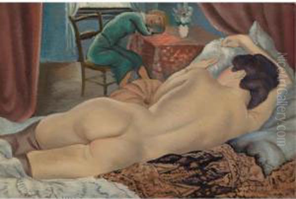 Sleeping Nude With Stockings - view 1