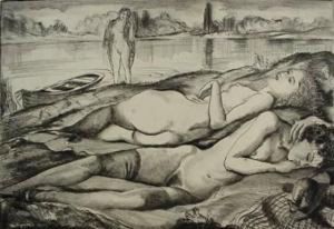 Bathers by Emil Ganso