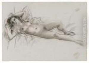 Reclining Nude by Emil Ganso