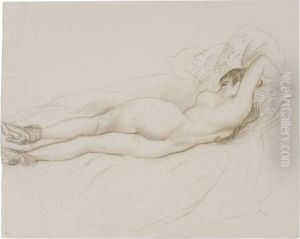 Reclining Nude by Emil Ganso