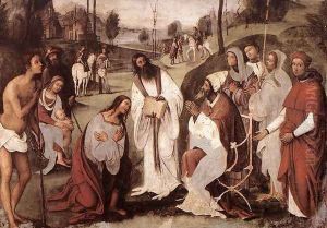 Conversion of St Valerian 1505-06 by Lorenzo Costa