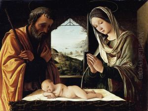 Nativity 1490 by Lorenzo Costa