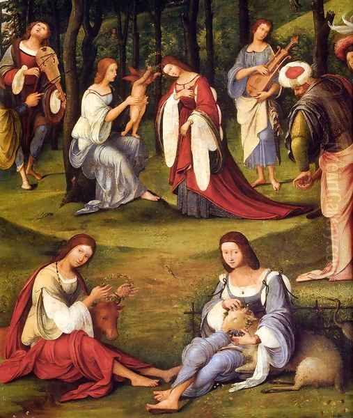Court of Isabella d'Este (detail) - view 1