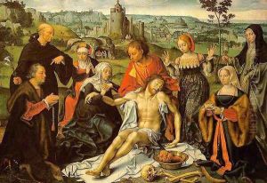 Altarpiece of the Lamentation (central) by Joos Van Cleve