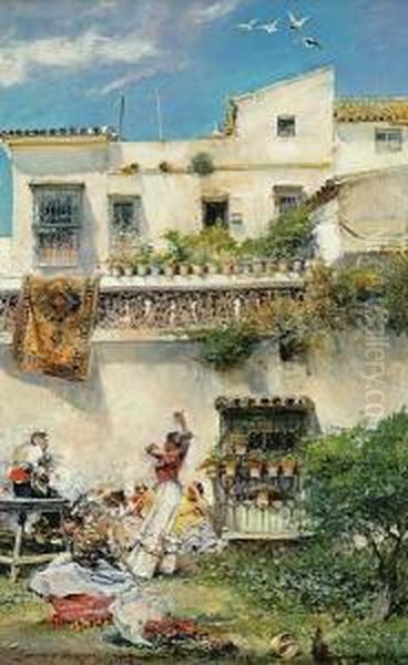 A Picnic Party In Seville - view 1