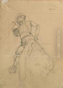 Boceto Para Pelando La Pava by Jose Garcia Ramos