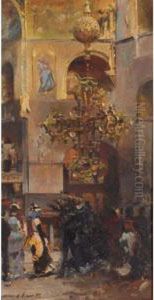Interior Of San Marco by Jose Garcia Ramos