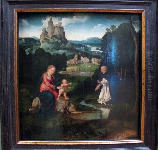 Madonna and Child with a Dominican Offering his Heart - view 1