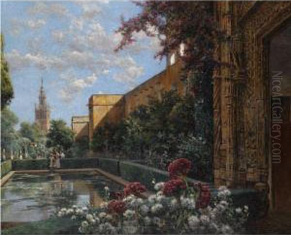 Jardin Del Real Alcazar De Sevilla (real Alcazar Garden,seville) - view 1