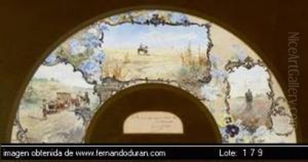 "tres Escenas Del Quijote: " 
Apenas Habia El Rubicundoapolo.."; " Del Estrano Modo Con Que Fue 
Encantado Donquijote De La Mancha, Con Otros Famosos Sucesos ; Y "del 
Buen Suceso Que El Valerosos D. Quijote Tuvo En La Espantable Yjamas 
Imaginada Ave - view 1