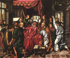 The Death of the Virgin 1520 by Joos Van Cleve