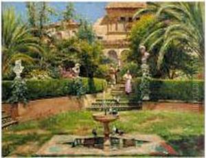 La Fuente (the Fountain) by Manuel Garcia y Rodriguez