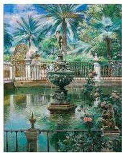 Jardines De Sevilla (gardens In Seville) by Manuel Garcia y Rodriguez