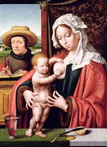 The Holy Family, c.1520 by Joos Van Cleve