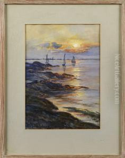 Solnedgang Over Marstrandsfjorden - view 1