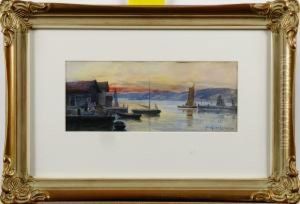 Segelbatar I Aftonstamning by Anna Gardell-Ericson