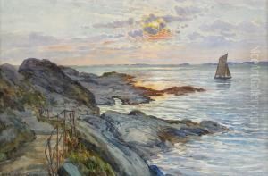 Klippig Strand - Motiv Fran Bohuslan by Anna Gardell-Ericson
