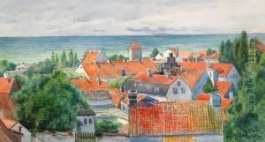 Utsikt Over Visby by Anna Gardell-Ericson