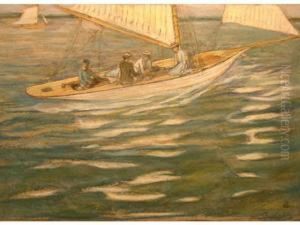 Depart En Voilier. Pastel Sur
Carton, Signe Et Monogramme R. G. En Bas A Droite. 33 X 47 Cm.
3000?/?4000 E Depart En Voilier. Pastel Sur
Carton, Signe Et Monogramme R. G. En Bas A Droite. 33 X 47 Cm.
3000?/?4000 E