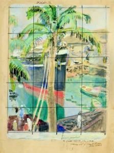 Dechargement D'un Cargo A La Reunion - Port Des Galets