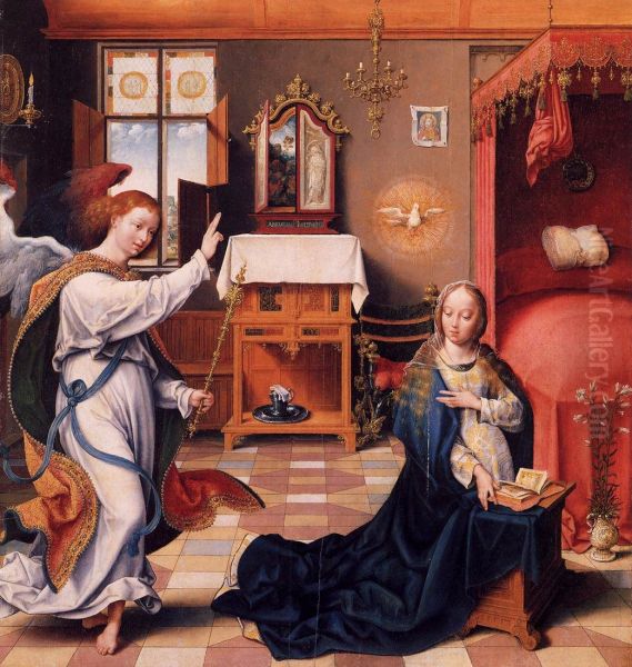 The Annunciation by Joos Van Cleve