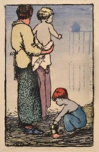 Baby And Mother by Eliza Draper Gardiner