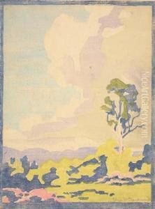 Landscape With Clouds by Eliza Draper Gardiner