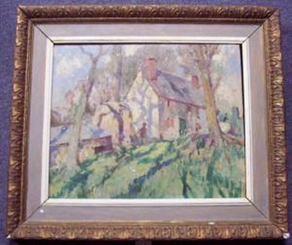 House With Figure - view 1