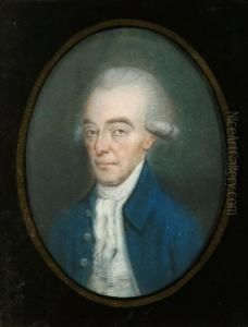 Portraitof A Gentleman Wearing A Blue Coat