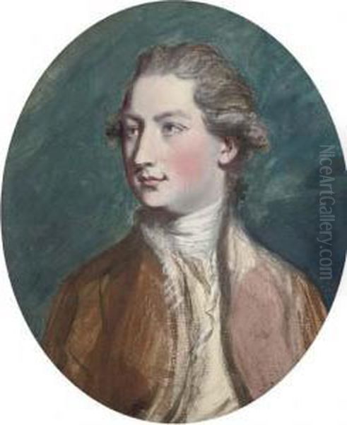 Portrait Of A Gentleman, Bust-length, In A Red Coat - view 1