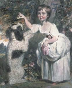 Portrait Of Anne Charlotte De Lancy, Later Mrs. John Loudon Ofwildam, With Her Dog