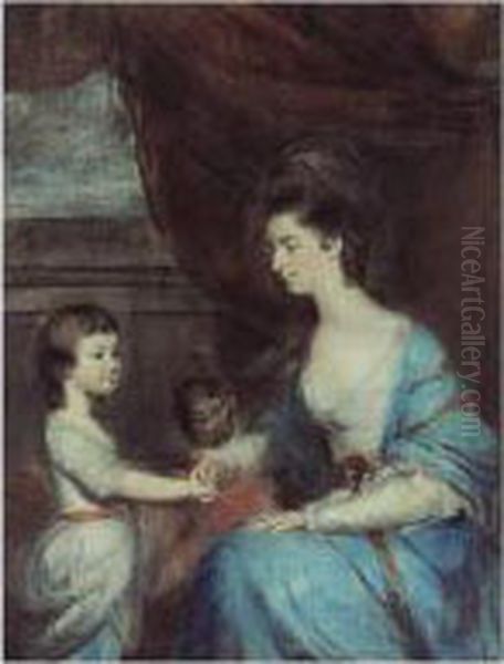 Portrait Of Lady Emilia Mary
Lennox (1731-1814) And Her Son Lord Edward Fitzgerald (1763-1798) - view 1