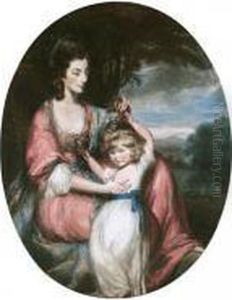 Portrait Of A Lady And Child