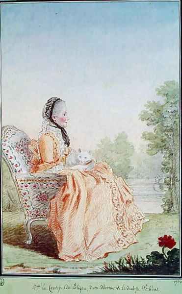 Madame la Comtesse de Polignac, Dame d'Honneur to the Duchesse d'Orleans, 1760 - view 1
