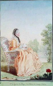 Madame la Comtesse de Polignac, Dame d'Honneur to the Duchesse d'Orleans, 1760 by Louis Carrogis Carmontelle
