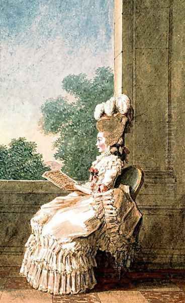 Louise-Caroline-Henriette Princess of Hesse-Darmstadt (1761-1829) c.1780 - view 1