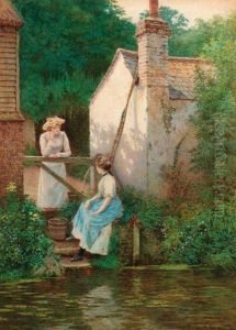 Gossips, Castle Mill, Dorking by William Biscombe Gardner