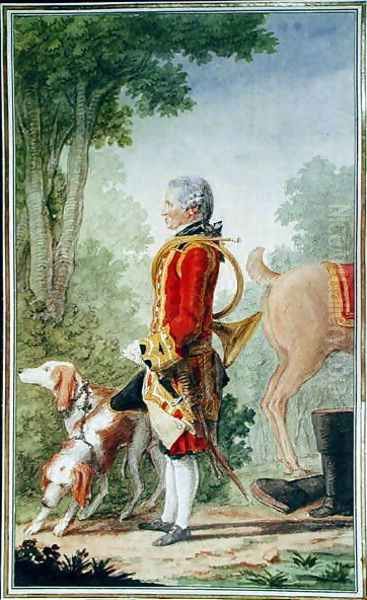 Monsieur de Bois-Massot, huntsman to the Duke of Orleans in Hunting Costume, 1764 - view 1