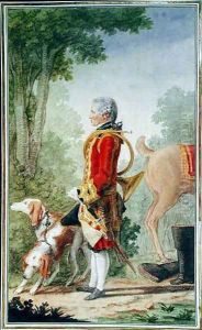 Monsieur de Bois-Massot, huntsman to the Duke of Orleans in Hunting Costume, 1764 by Louis Carrogis Carmontelle