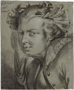 Bildnis Einer Frau Mit Spitze by Jan-Anton Garemyn