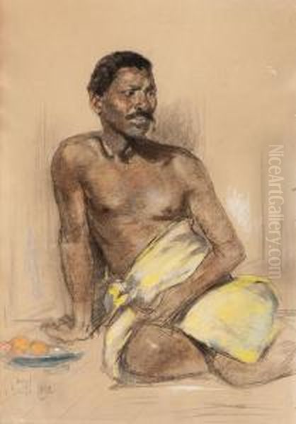 Seated Man - view 1