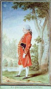 Edme-Francois d'Estrez, Chevalier de Marnay, servant to the duc d'Orleans, 1769 by Louis Carrogis Carmontelle
