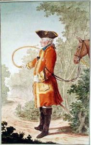 Bailli of Champignelles, huntsman to the Duke of Orleans in Hunting Costume, 1764 by Louis Carrogis Carmontelle