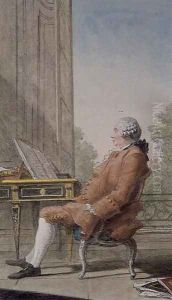 David Hume (1711-76) by Louis Carrogis Carmontelle
