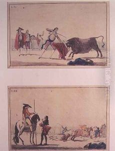 The Bullfight 2 by Louis Carrogis Carmontelle