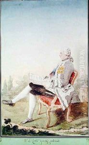 Count Michel Oginski, Aide de Camp to the Duke of Orleans, 1759 by Louis Carrogis Carmontelle